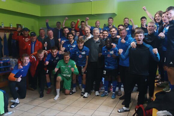 Фото команды с мэром 9 тур 2025г.